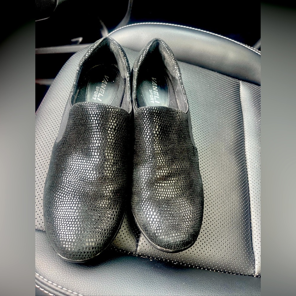 Vaneli Sport Slip On Sequined Sneakers